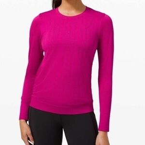 Lululemon Swiftly Breathe Long Sleeve *Fetching Lines - Sz 4